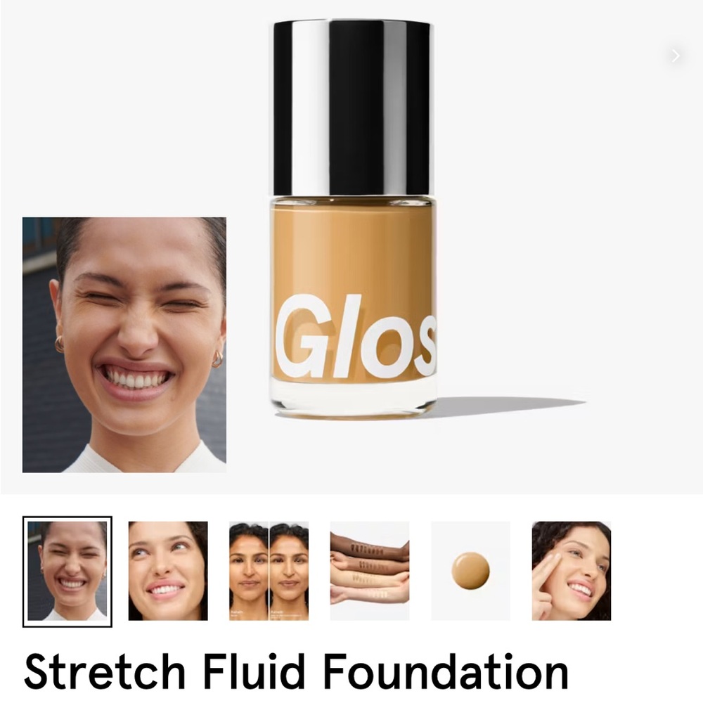 Glossier stretch fluid foundation